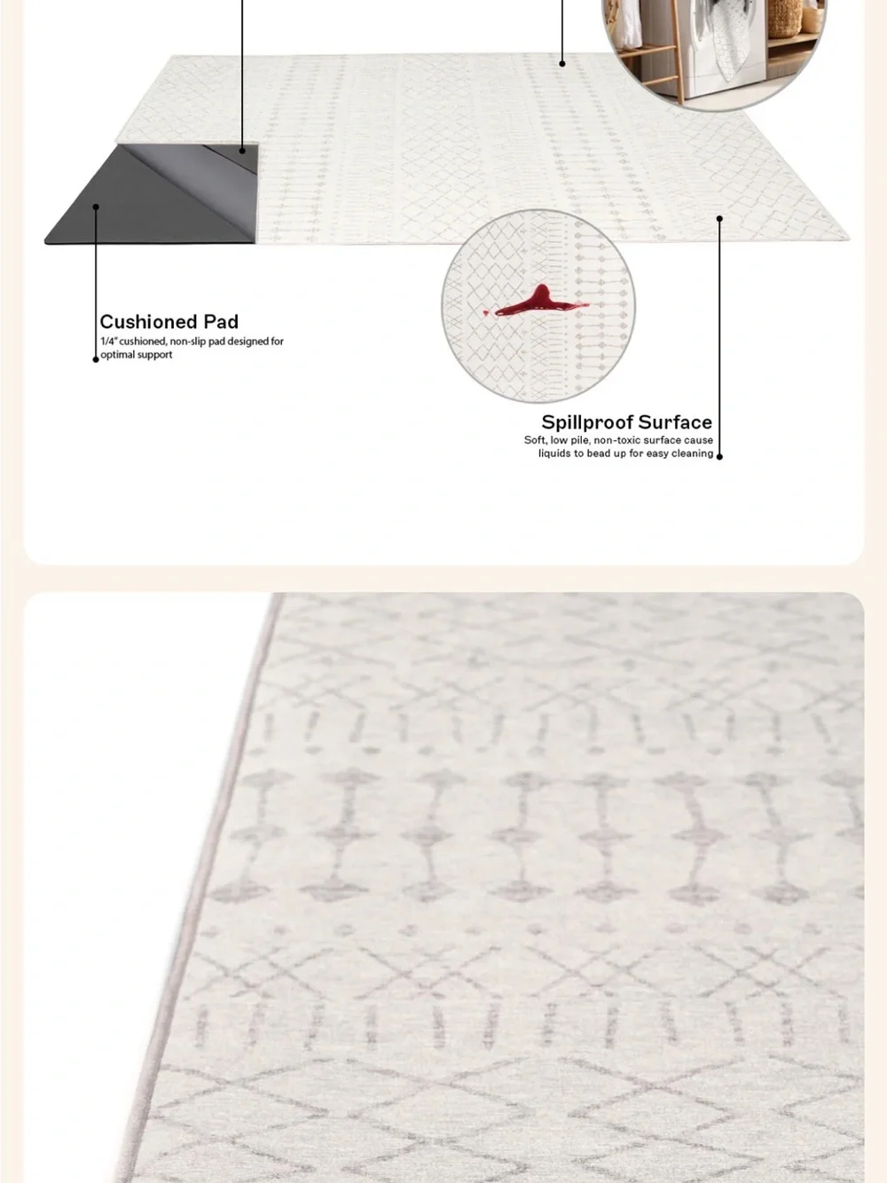 Canon Oatmeal & Grey Geometric Wall Tapestry